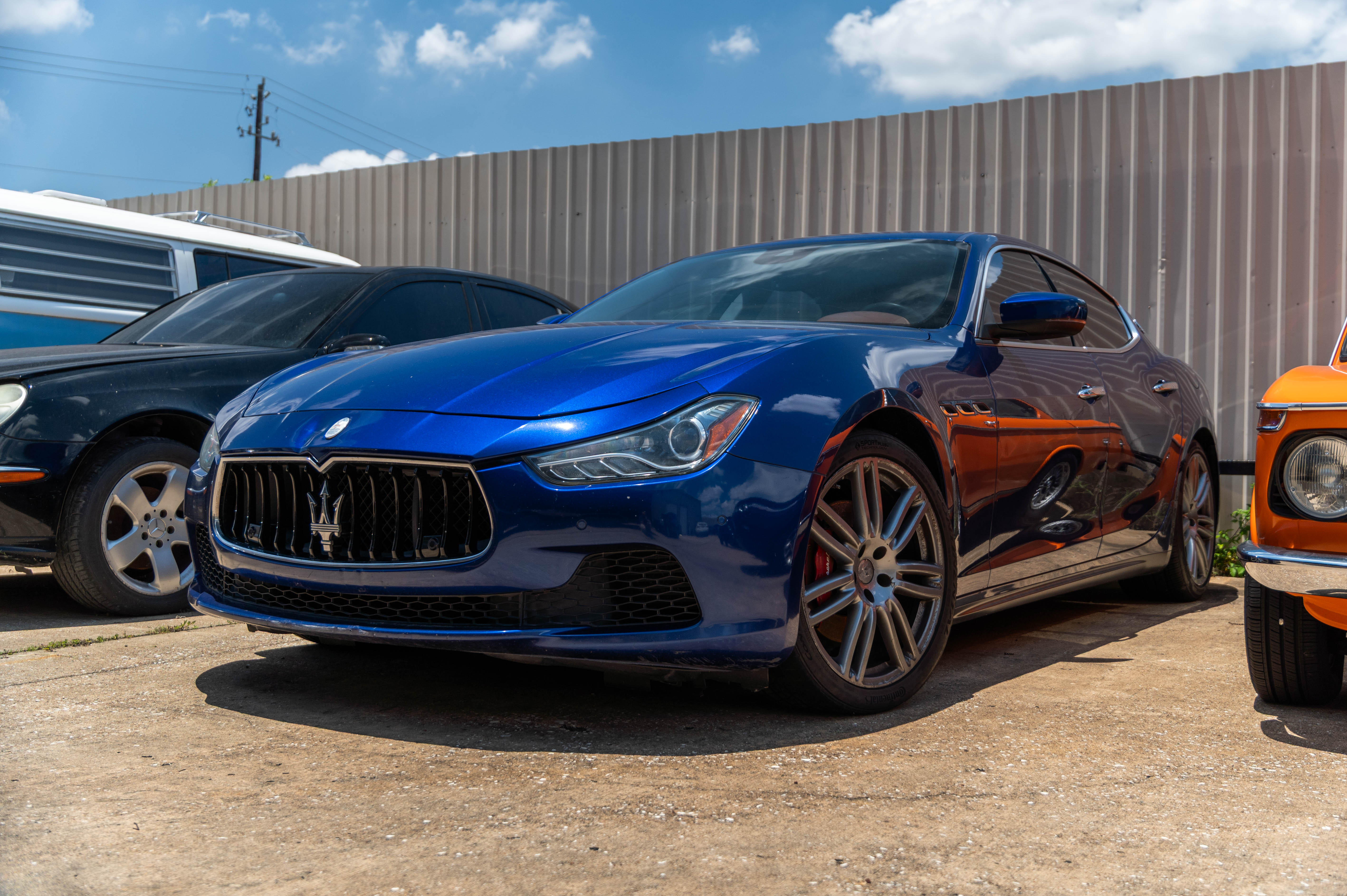 Maserati Ghibli three-quarter view