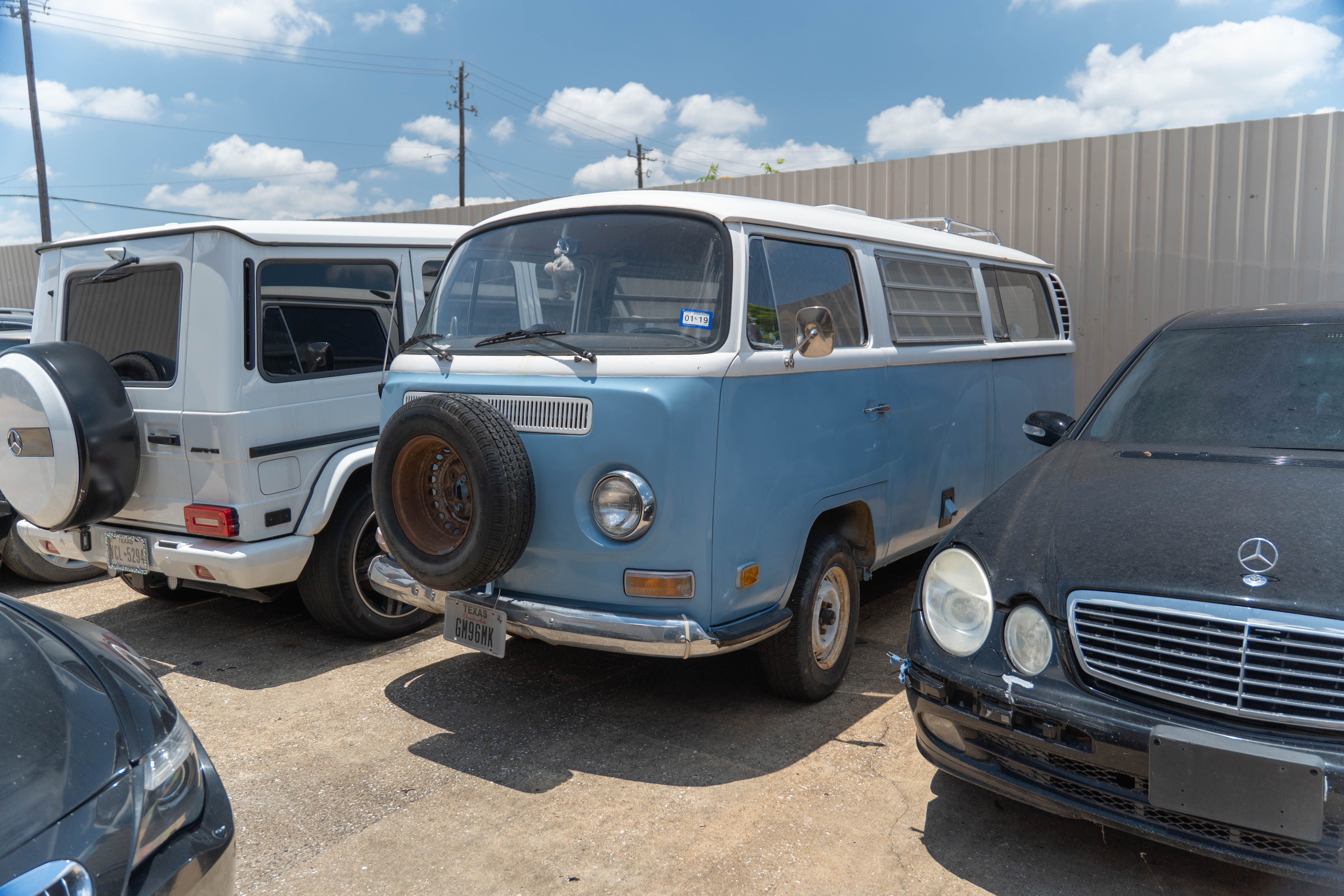 VW bus three-quarter